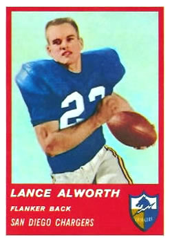 LANCE ALWORTH CUSTOM SAN DIEGO CHARGERS