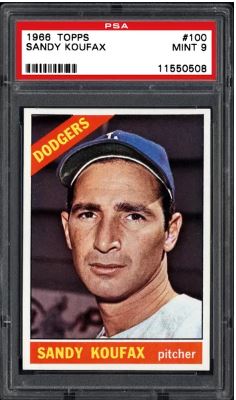 1966 Topps Sandy Koufax #100