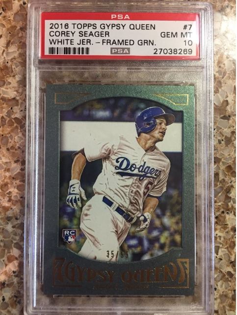 2016 Topps Gypsy Queen Corey Seager Rookie Card #7