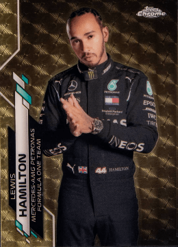 2020 Topps Chrome Formula 1 Lewis Hamilton #1 Superfractor 