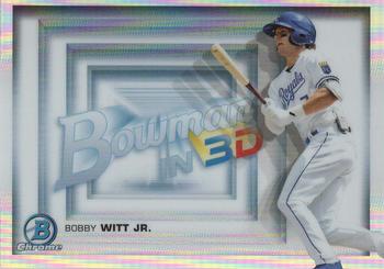 2022 Bowman Bowman in 3D #B3D-14 Bobby Witt Jr. Value null ...