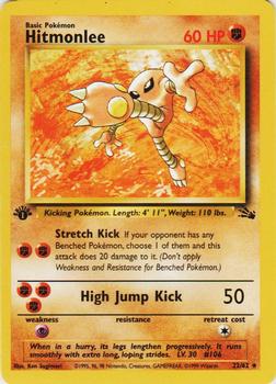 Topps Pokémon Trading Cards (2000) Hitmonlee #106 Chrome