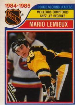 1985 O-Pee-Chee Rookie Scoring Leaders Mario Lemieux #262 