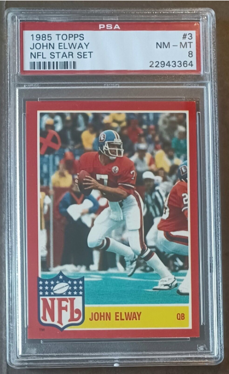 1985 Topps John Elway Star Set #3