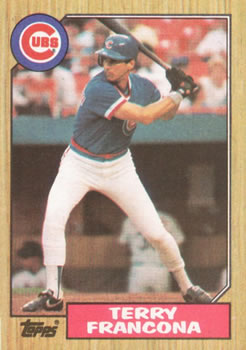 1985 Fleer Terry Francona