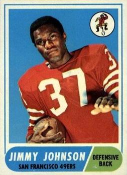 1969 Topps Jimmy Johnson 49ers Football Card #113 at 's Sports  Collectibles Store