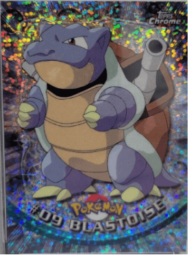 2000 Pokémon Topps Chrome T.V. Sparkle Blastoise #9 - $3,683