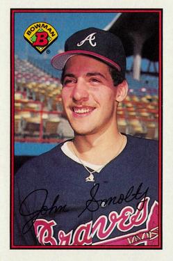 1989 Topps John Smoltz Rookie Baseball Card #382 🔥🔥🔥