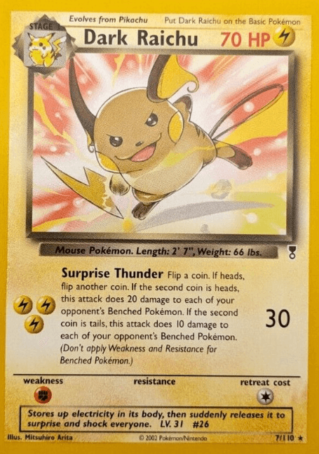 Dark Raichu #7/110 (Legendary Collection)