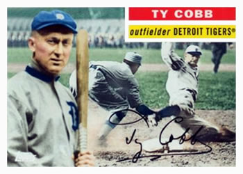  1996 Collector's Choice Ty Cobb Tigers Reprint Baseball Card  #501 : Collectibles & Fine Art