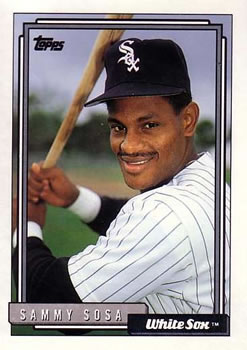 Sammy Sosa - White Sox #147 Donruss 1991 Baseball Trading Card
