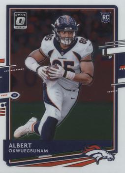 Albert Okwuegbunam 2022 Panini Prestige Football #91 Denver