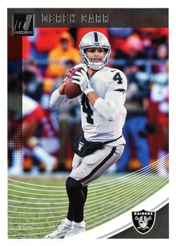 Derek Carr Autographed Signed 2020 Panini Optic Football Card PSA