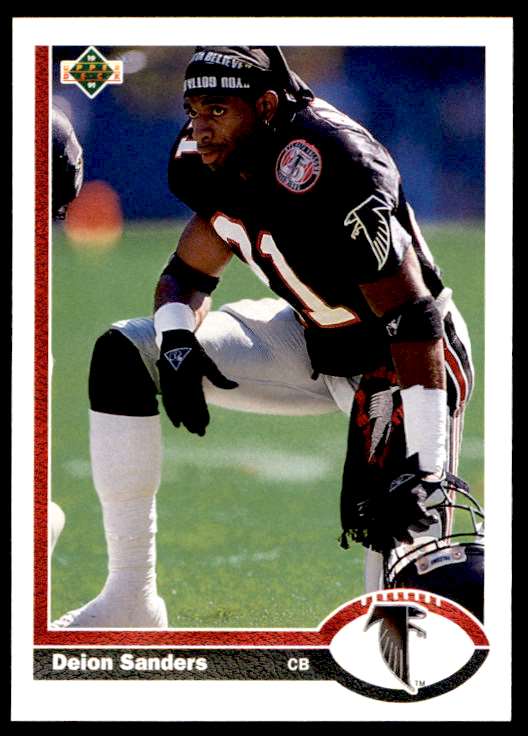 1991 Upper Deck Football Card #154 Deion Sanders