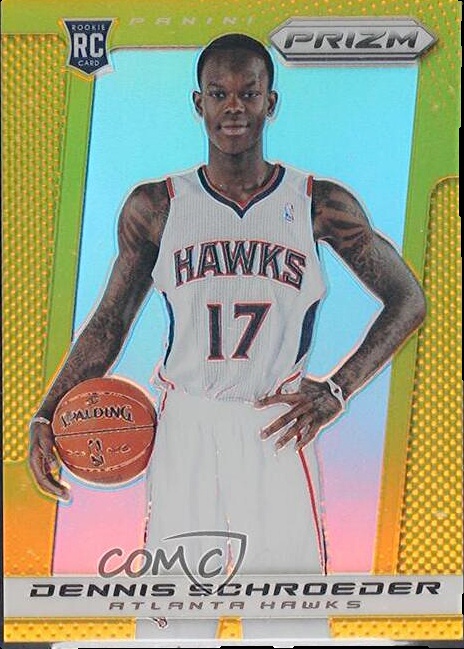 NBAカード Dennis Schroder 汚く RC patch&auto /99