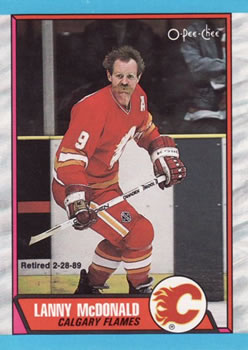  (CI) Lanny McDonald Hockey Card 1987-88 Panini Stickers 215 Lanny  McDonald : Collectibles & Fine Art