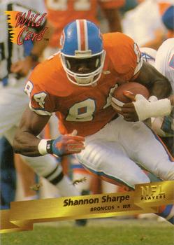 Shannon Sharpe Denver Broncos 8-Card 12x15 Cherry-Finished Plaque