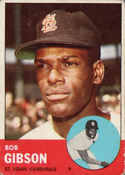 #530 Bob Gibson HOF - 1970 Topps Baseball Cards (Star) Graded NM
