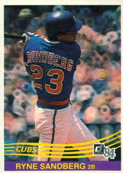 At Auction: 1983 DONRUSS RYNE SANDBERG ROOKIE CARD (DB)