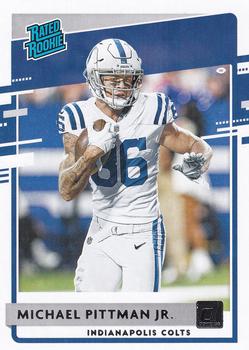 Michael Pittman Jr RC Rookie hot Booklet On Card Auto 21/25