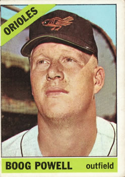 Boog Powell Signed 1967 Topps Baseball Card - Baltimore Orioles