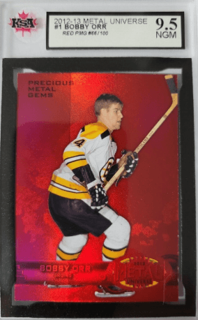 Bobby Orr 2012-13 Precious Metal Gem RED Hockey Card #21/100 - $4,999