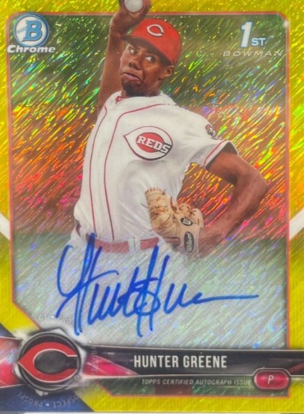 【4枚限定】 直書き toppsbowman HUNTER GREENE 4枚限定】 直書き toppsbowman HUNTER GREENE 2024 Topps Big League