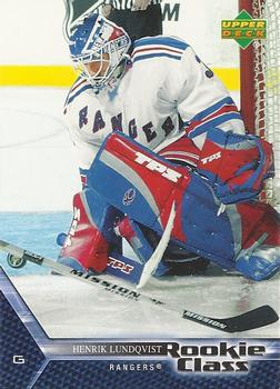2008 Upper Deck Hockey Card (2008-09) #74 Henrik Lundqvist