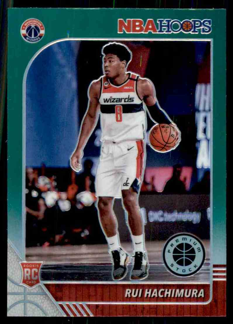 2019 Hoops Premium Stock Prizms Green #206 Rui Hachimura
