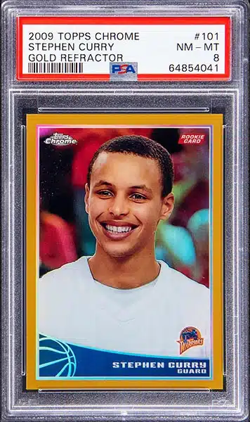 2009 Topps Chrome Stephen Curry - RC #101 Gold