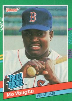 1990 BOWMAN MO VAUGHN ROOKIE CARD #275 BOSTON RED SOX – Shuffle The Deck  Card Traders