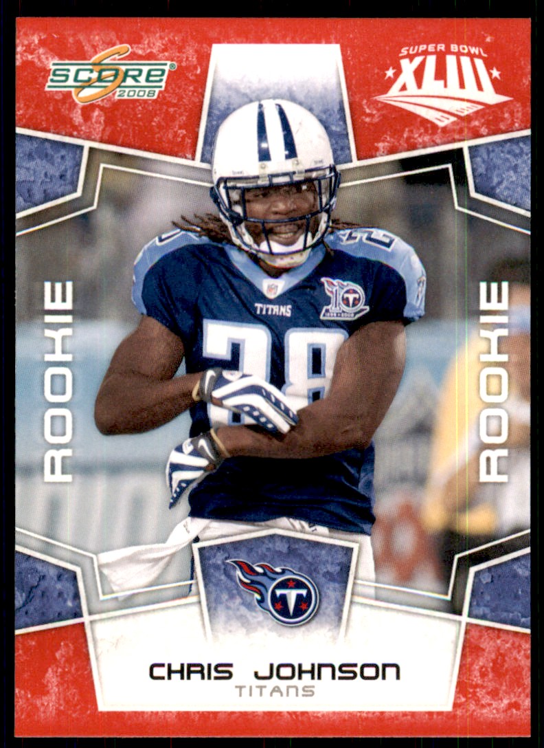 : CHRIS JOHNSON 2023 Score #35 NM+-MT+ NFL Football