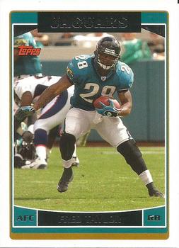 : Fred Taylor player worn jersey patch football card