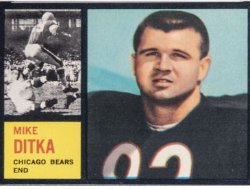 Lot - 1964 Philadelphia #17 Mike Ditka Chicago Bears Football Card