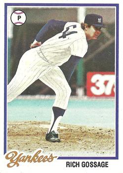 Rich Gossage - New York Yankees (MLB Baseball Card) 1983 Fleer # 381 M –  PictureYourDreams