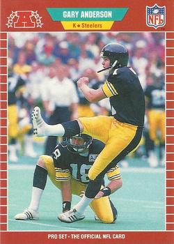 Gary Anderson #53 Score 1990 Football Card (Pittsburgh Steelers