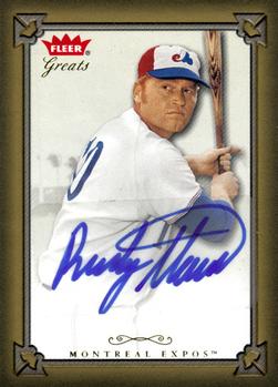Rusty Staub autographed baseball card (New York Mets) 2006 Fleer Greats of  Game #82