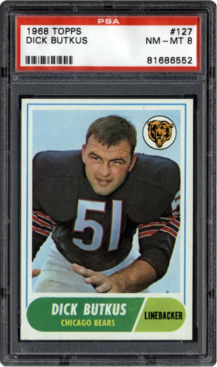 1968 Topps Dick Butkus #127