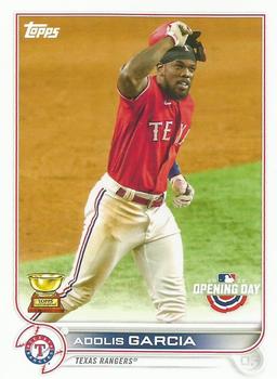 Adolis Garcia 2022 Topps Chrome card 25 Texas Rangers All Star Rookie