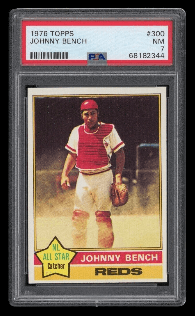 1976 Topps Johnny Bench #300