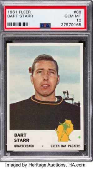 1961 Fleer Bart Starr #88