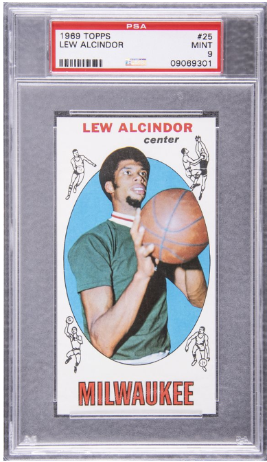 1969 Topps Lew Alcindor Rookie Card #25