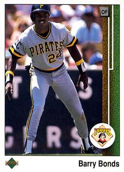 1989 Topps Barry Bonds Pittsburgh Pirates #620 Baseball Card