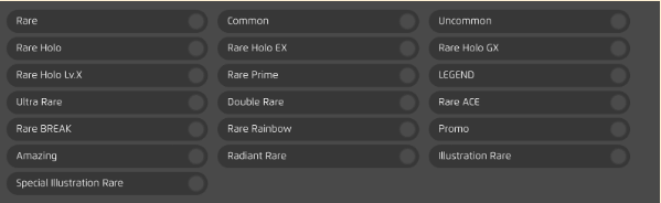 Rarity Options