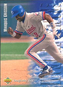 Marquis Grissom Montreal Expos 3-Card Plaque