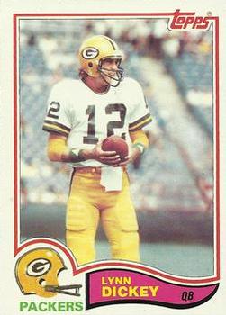 : 1982 Topps Football #358 Lynn Dickey Green Bay Packers IA :  Collectibles & Fine Art