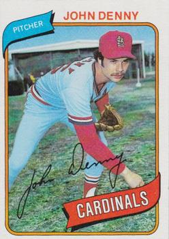  1977 Hostess # 42 John Denny St. Louis Cardinals