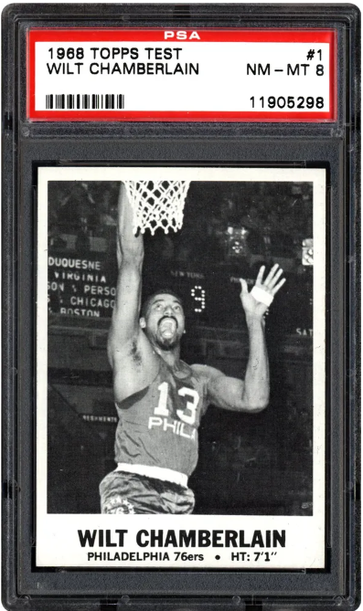 1968 Topps Test Issue Wilt Chamberlain #1