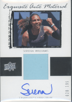 Serena Williams Serial Number Card