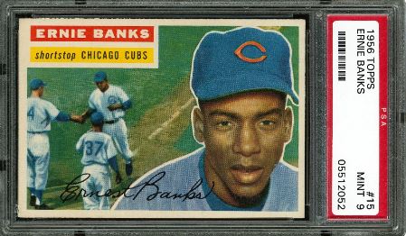 1956 Topps Earnie Banks #15